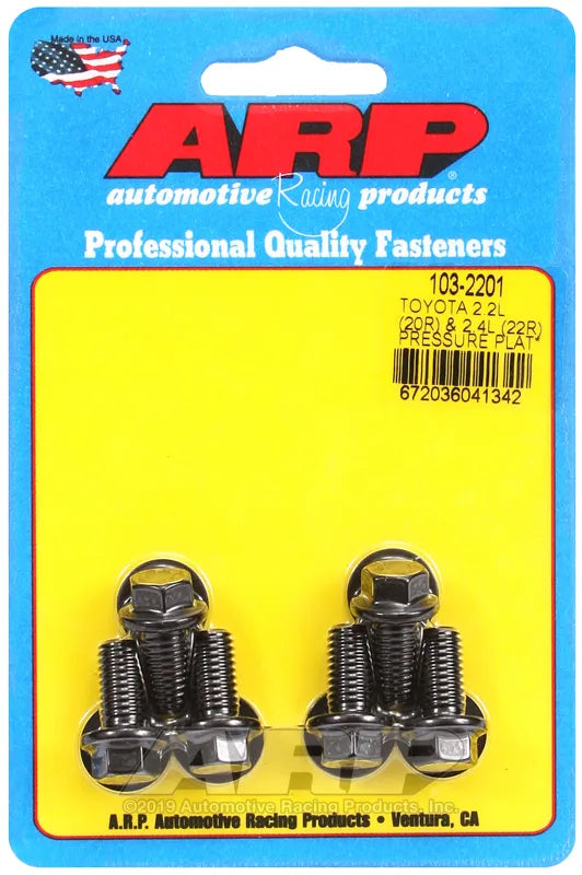 ARP Toyota 2.2L (20R) & 2.4L (22R) Pressure Plate Bolt Kit