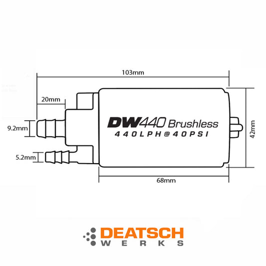 DEATSCHWERKS - DW440 BRUSHLESS - KIT