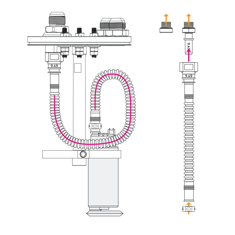 NUKE - PUMP HOSE KIT - SAE J2044