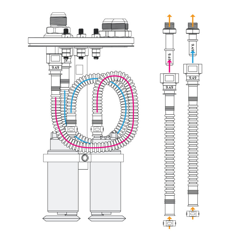 NUKE - PUMP HOSE KIT - SAE J2044