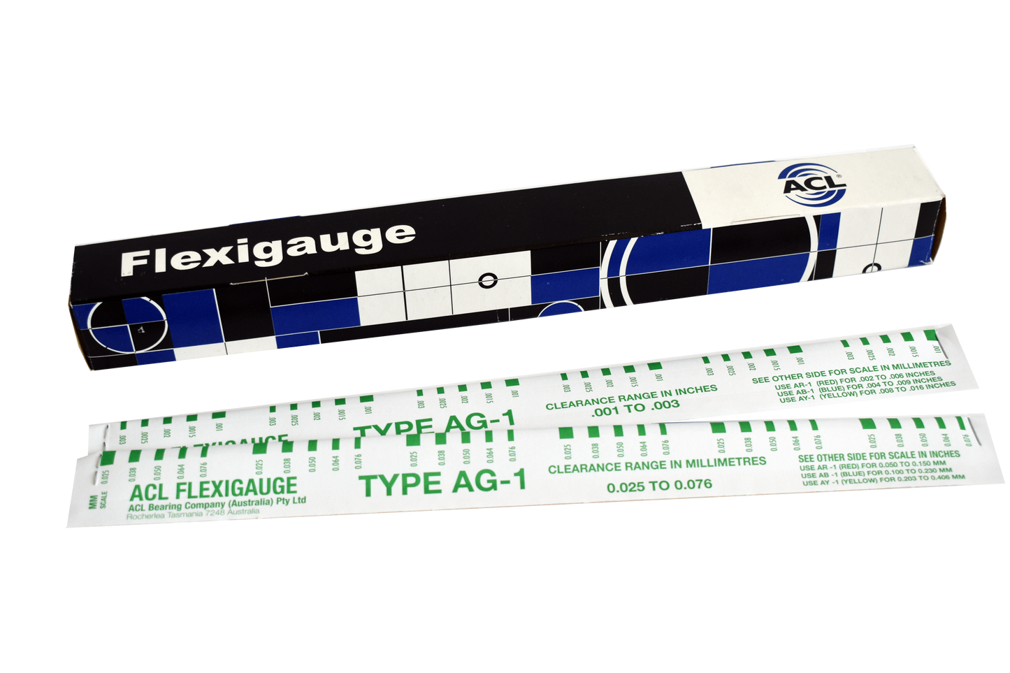 ACL FLEXIGAUGE (Green Pack) .025 - .076mm — BP OPREMA I SERVIS d.o.o.