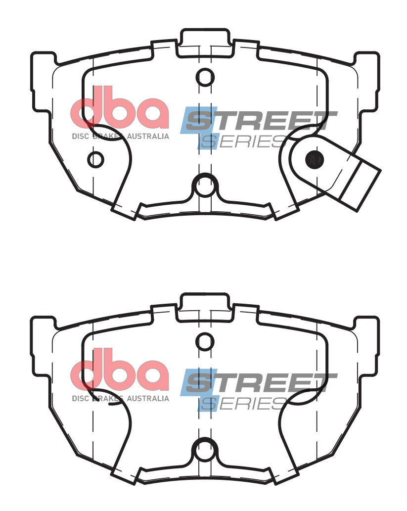 DBA Brake Pads Street Series Ceramic | Rear Axle — BP OPREMA I SERVIS d.o.o.