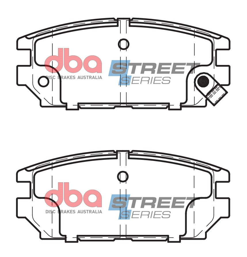 DBA Brake Pads Street Series Ceramic | Rear Axle — BP OPREMA I SERVIS d.o.o.