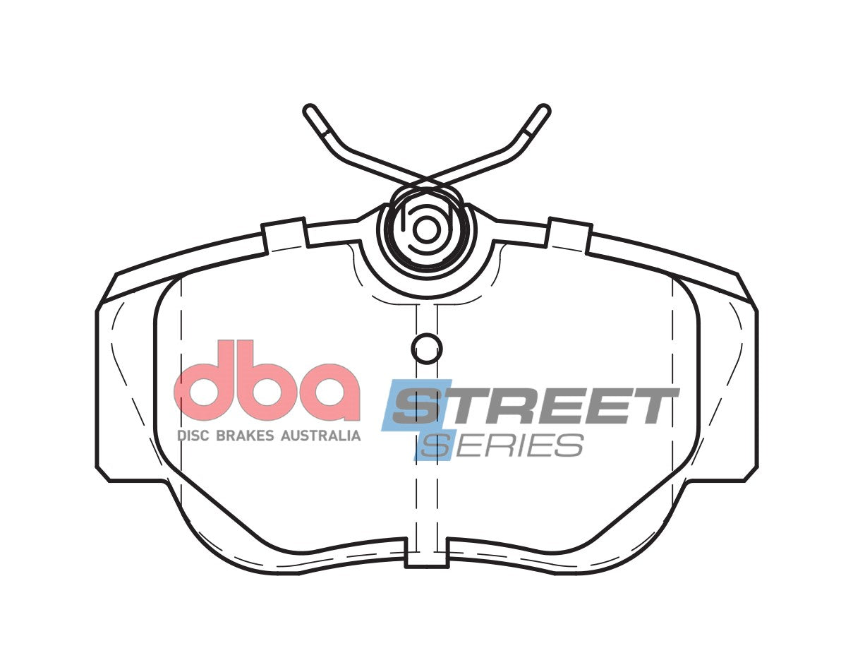 DBA Brake Pads Street Series Ceramic | Front Axle — BP OPREMA I SERVIS d.o.o.
