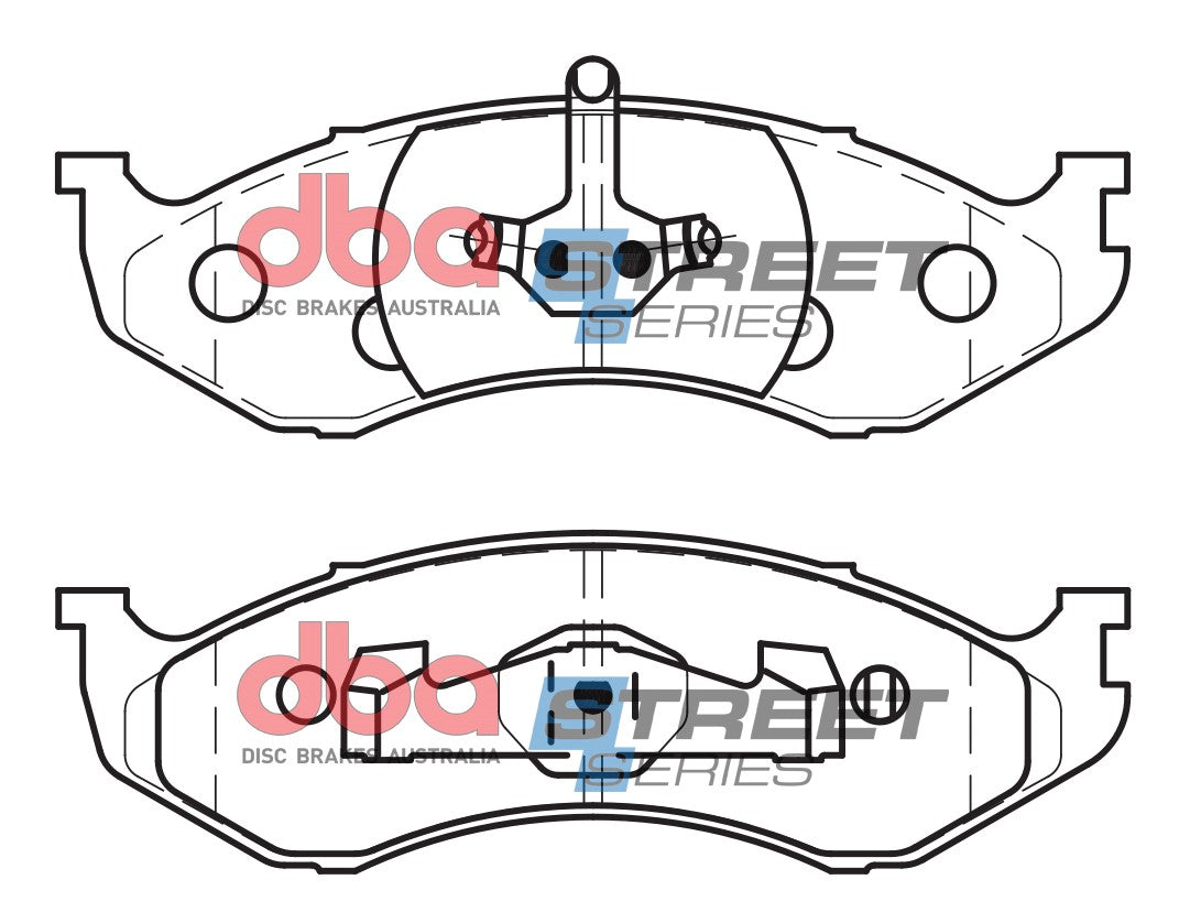 DBA Brake Pads Street Series Semi-metallic | Front Axle — BP OPREMA I SERVIS d.o.o.