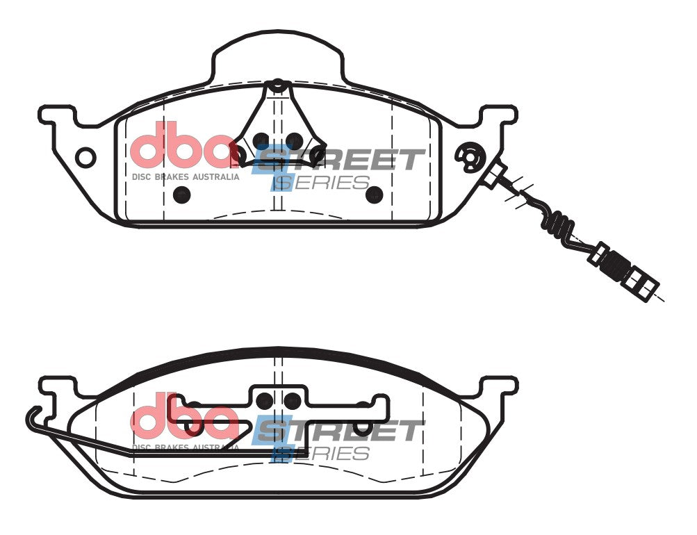 DBA Brake Pads Street Series Ceramic | Front Axle — BP OPREMA I SERVIS d.o.o.