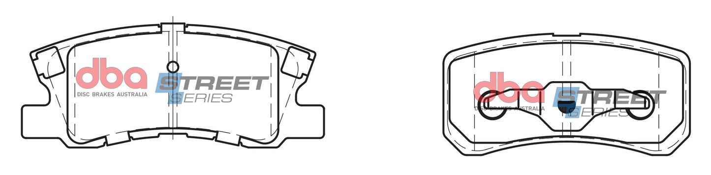DBA Brake Pads Street Series Ceramic | Rear Axle — BP OPREMA I SERVIS d.o.o.