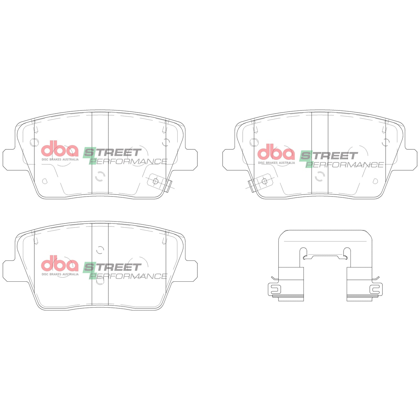 DBA Brake Pads Street Performance | Rear Axle — BP OPREMA I SERVIS d.o.o.