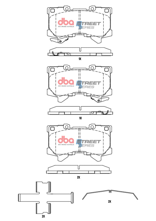 DBA Brake Pads Street Series | Front Axle — BP OPREMA I SERVIS d.o.o.