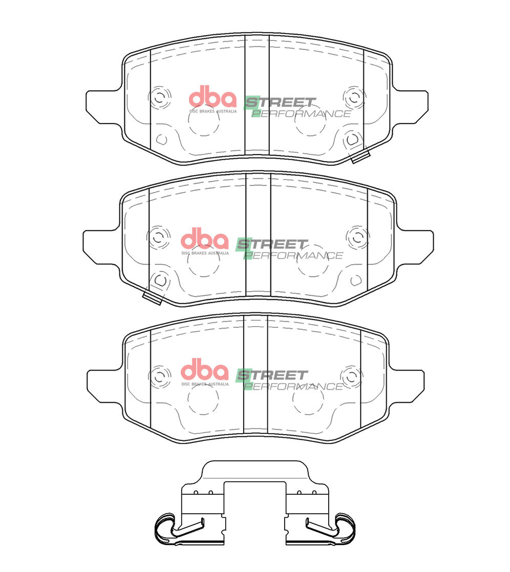 DBA Brake Pads Street Performance | Rear Axle — BP OPREMA I SERVIS d.o.o.