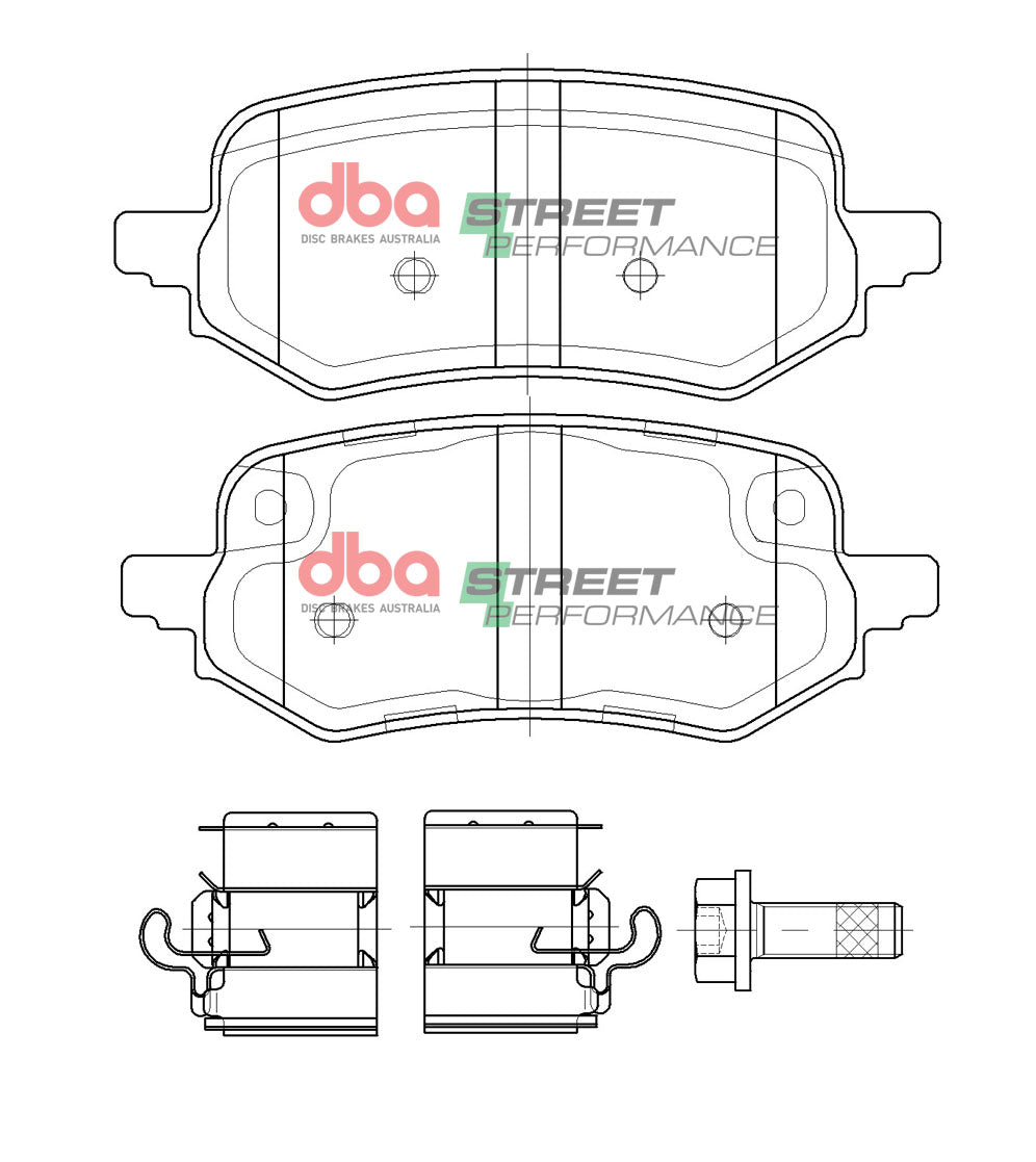 DBA Brake Pads Street Performance | Rear Axle — BP OPREMA I SERVIS d.o.o.
