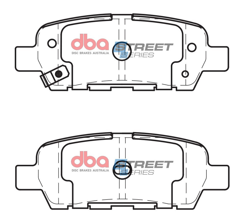 DBA Brake Pads Street Series Ceramic | Rear Axle — BP OPREMA I SERVIS d.o.o.