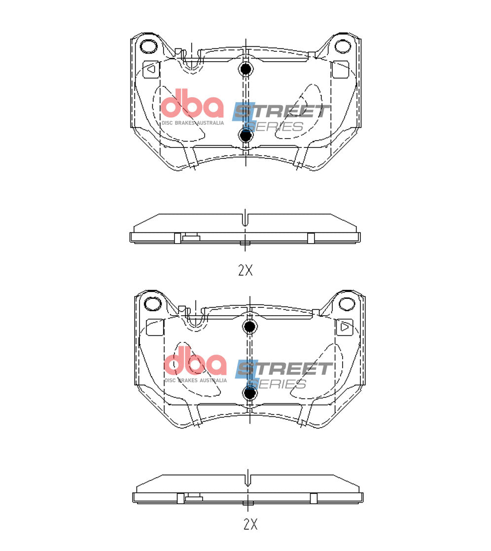 DBA Brake Pads Street Series | Front Axle — BP OPREMA I SERVIS d.o.o.
