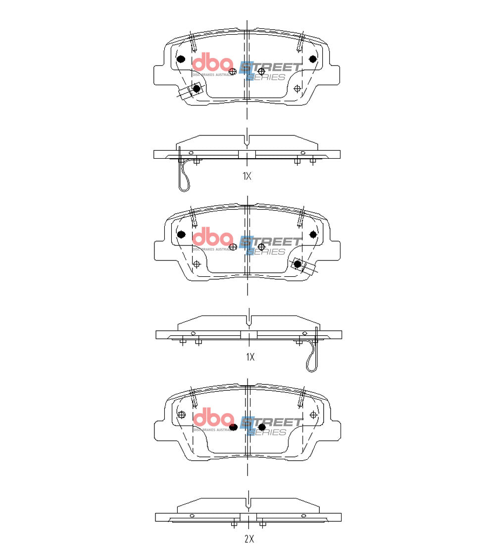 DBA Brake Pads Street Series | Rear Axle — BP OPREMA I SERVIS d.o.o.