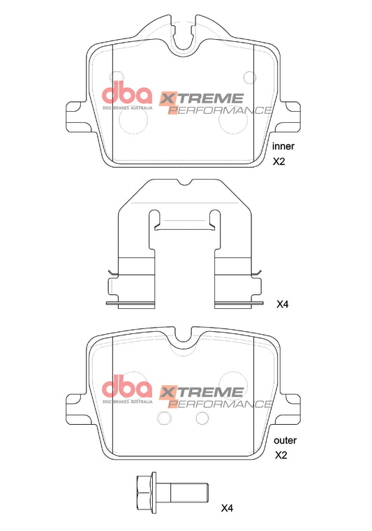 DBA Brake Pads Xtreme Performance | Rear Axle — BP OPREMA I SERVIS d.o.o.