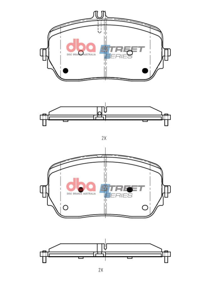 DBA Brake Pads Street Series | Front Axle — BP OPREMA I SERVIS d.o.o.