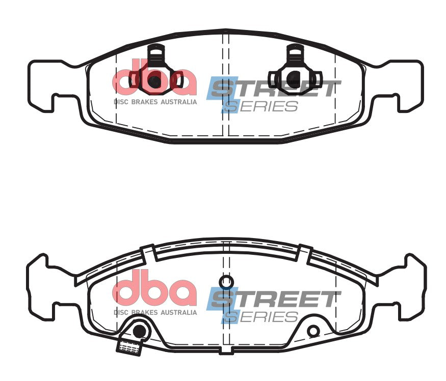 DBA Brake Pads Street Series Ceramic | Front Axle — BP OPREMA I SERVIS d.o.o.