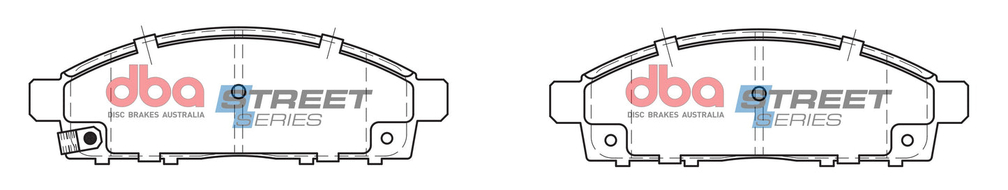 DBA Brake Pads Street Series Ceramic | Front Axle — BP OPREMA I SERVIS d.o.o.