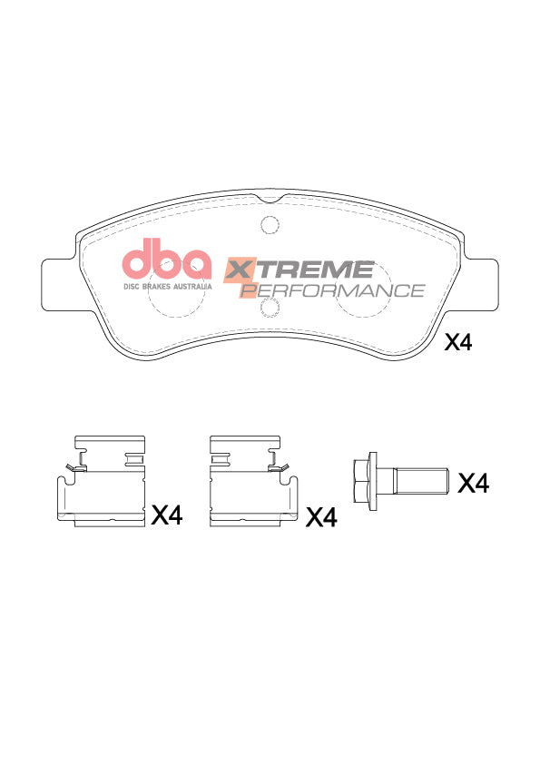 DBA Brake Pads Xtreme Performance | Front Axle — BP OPREMA I SERVIS d.o.o.