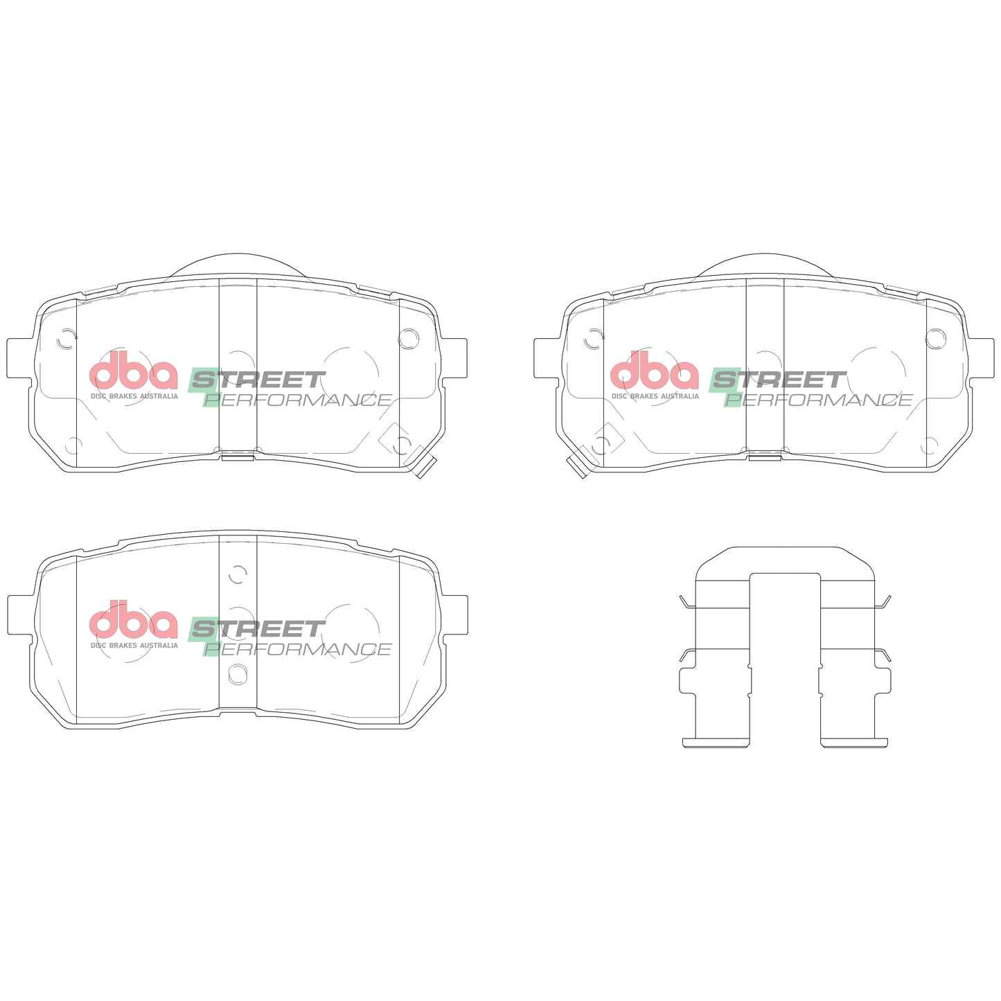 DBA Brake Pads Street Performance | Front Axle — BP OPREMA I SERVIS d.o.o.