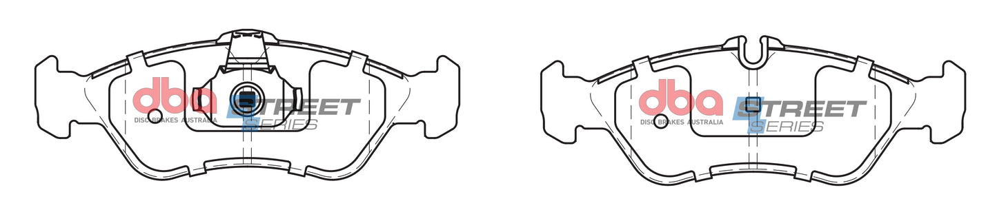 DBA Brake Pads Street Series Semi-metallic | Rear Axle — BP OPREMA I SERVIS d.o.o.
