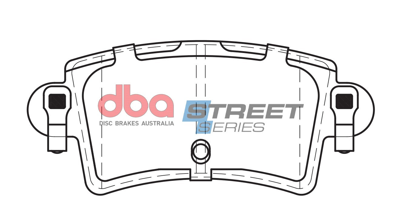 DBA Brake Pads Street Series Semi-metallic | Rear Axle — BP OPREMA I SERVIS d.o.o.