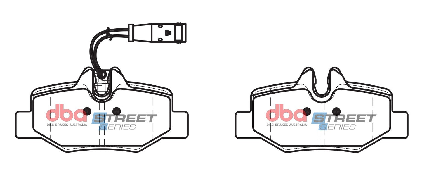 DBA Brake Pads Street Series Semi-metallic | Rear Axle — BP OPREMA I SERVIS d.o.o.