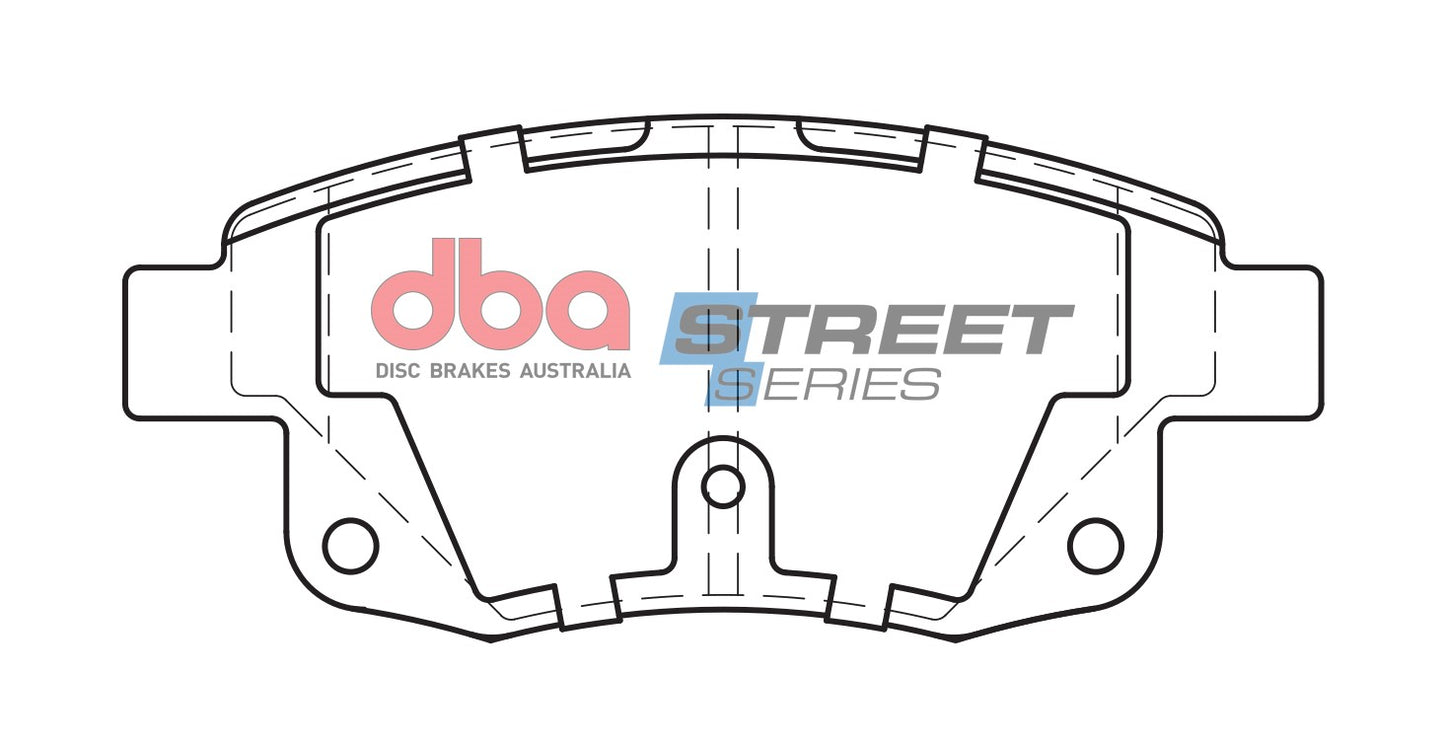 DBA Brake Pads Street Series Semi-metallic | Rear Axle — BP OPREMA I SERVIS d.o.o.