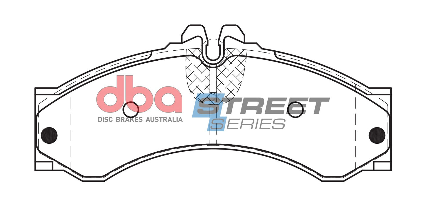 DBA Brake Pads Street Series Semi-metallic | Front Axle — BP OPREMA I SERVIS d.o.o.