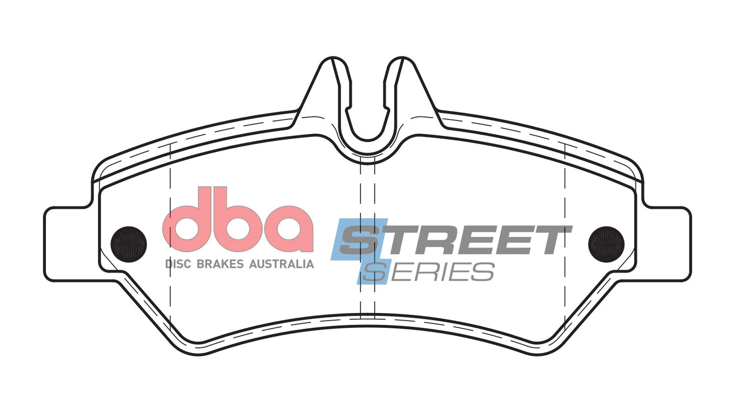 DBA Brake Pads Street Series Semi-metallic | Rear Axle — BP OPREMA I SERVIS d.o.o.