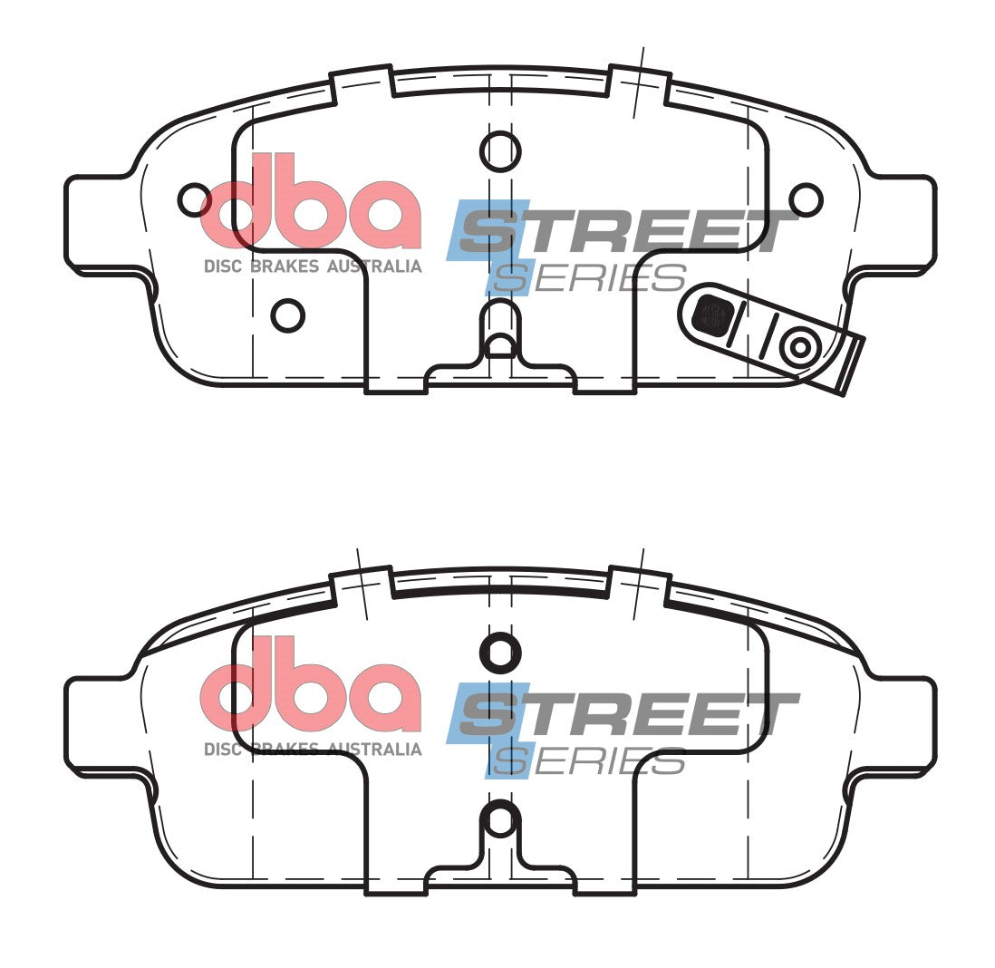 DBA Brake Pads Street Series Ceramic | Rear Axle — BP OPREMA I SERVIS d.o.o.