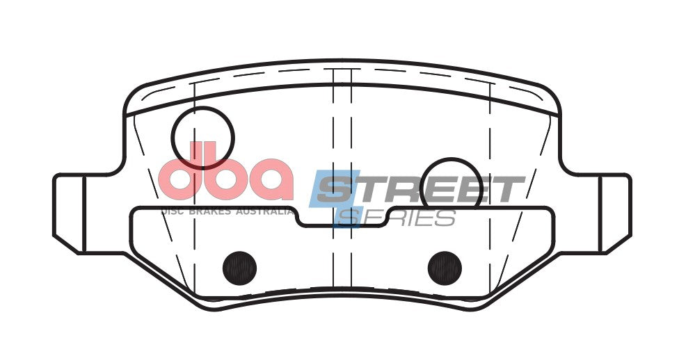 DBA Brake Pads Street Series Ceramic | Rear Axle — BP OPREMA I SERVIS d.o.o.