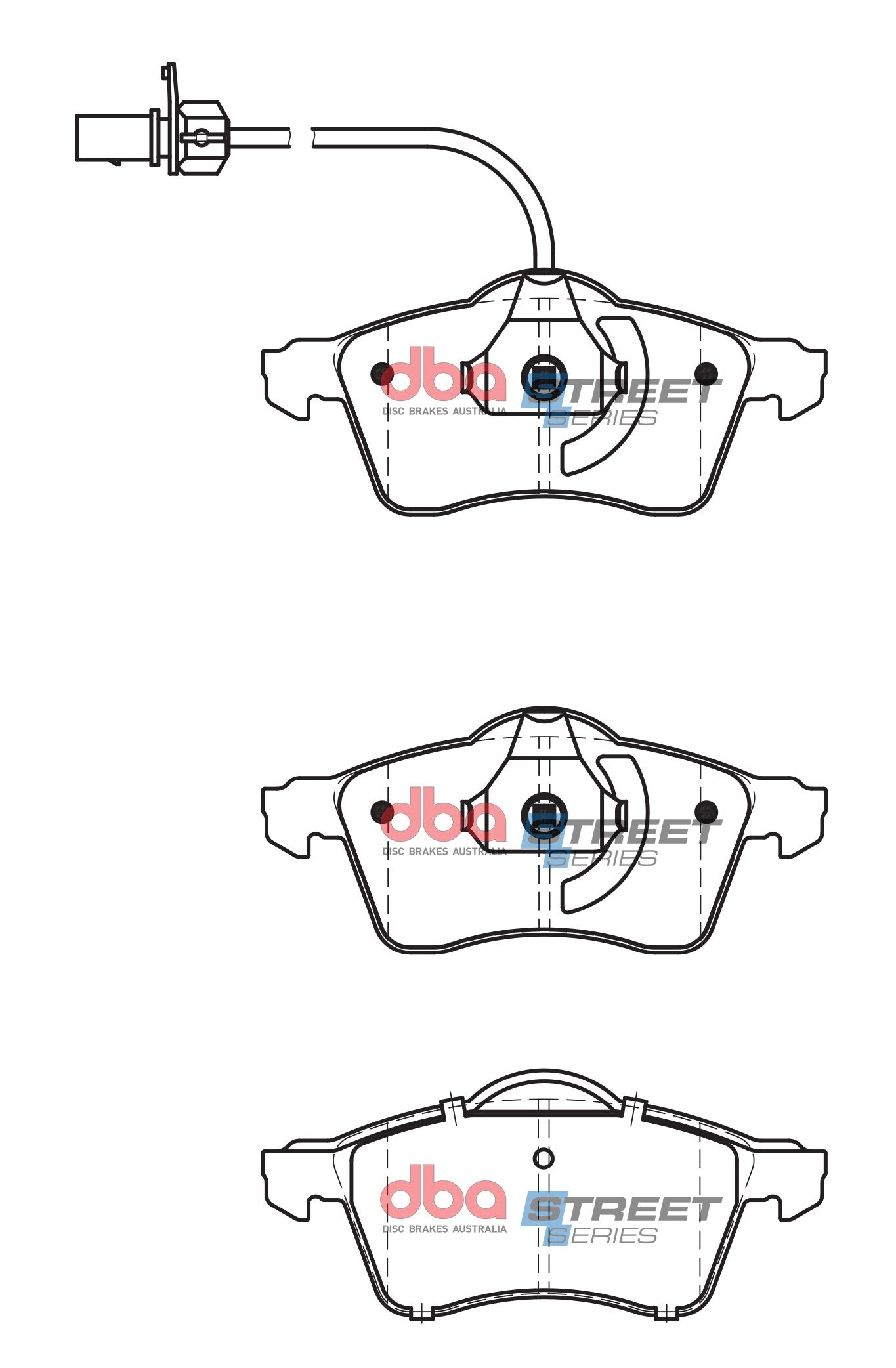 DBA Brake Pads Street Series Semi-metallic | Front Axle — BP OPREMA I SERVIS d.o.o.