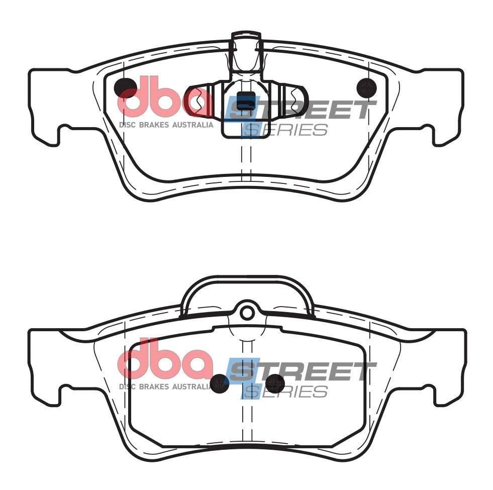 DBA Brake Pads Street Series Ceramic | Rear Axle — BP OPREMA I SERVIS d.o.o.