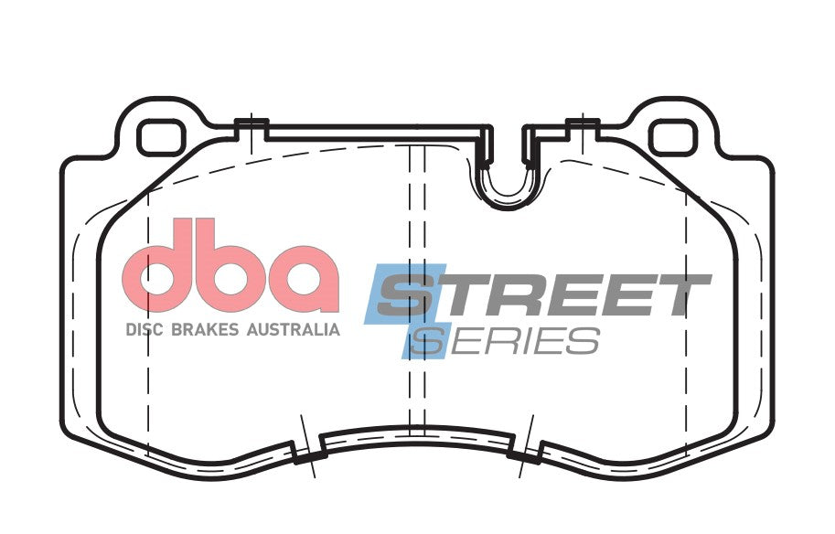 DBA Brake Pads Street Series Ceramic | Front Axle — BP OPREMA I SERVIS d.o.o.