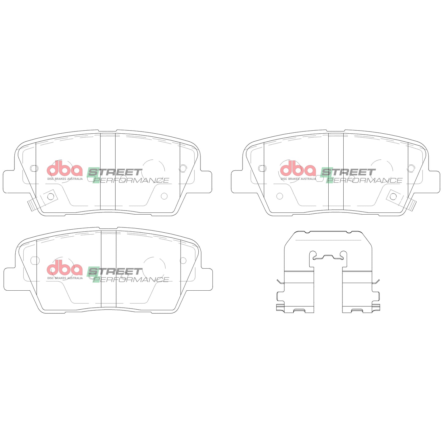 DBA Brake Pads Street Performance | Rear Axle — BP OPREMA I SERVIS d.o.o.