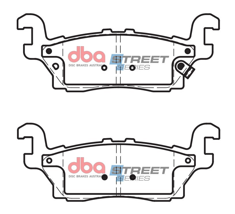 DBA Brake Pads Street Series Semi-metallic | Rear Axle — BP OPREMA I SERVIS d.o.o.
