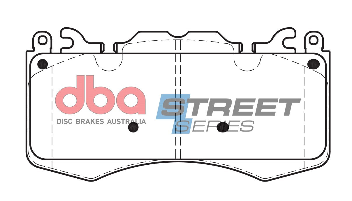 DBA Brake Pads Street Series Semi-metallic | Front Axle — BP OPREMA I SERVIS d.o.o.