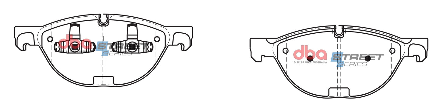 DBA Brake Pads Street Series Ceramic | Front Axle — BP OPREMA I SERVIS d.o.o.