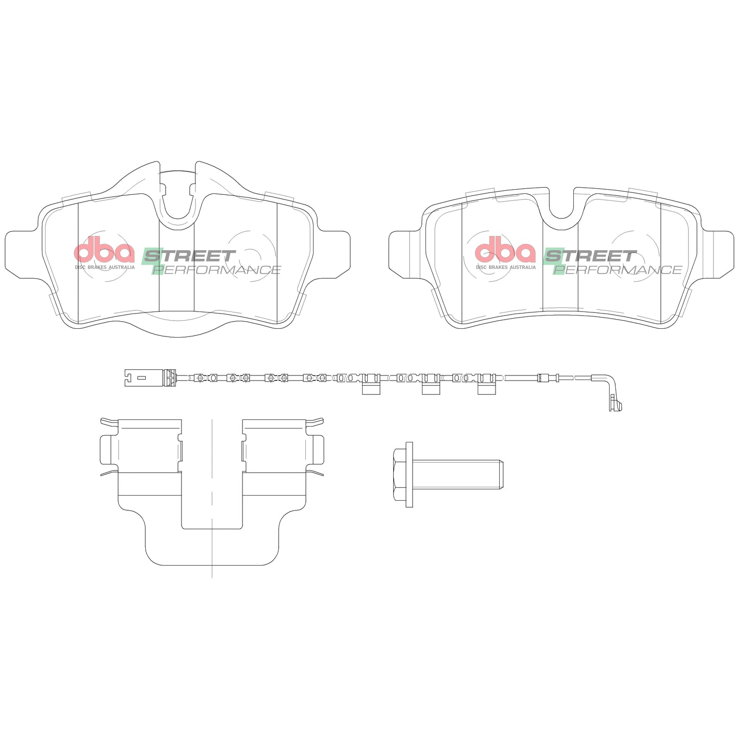 DBA Brake Pads Street Performance | Rear Axle — BP OPREMA I SERVIS d.o.o.