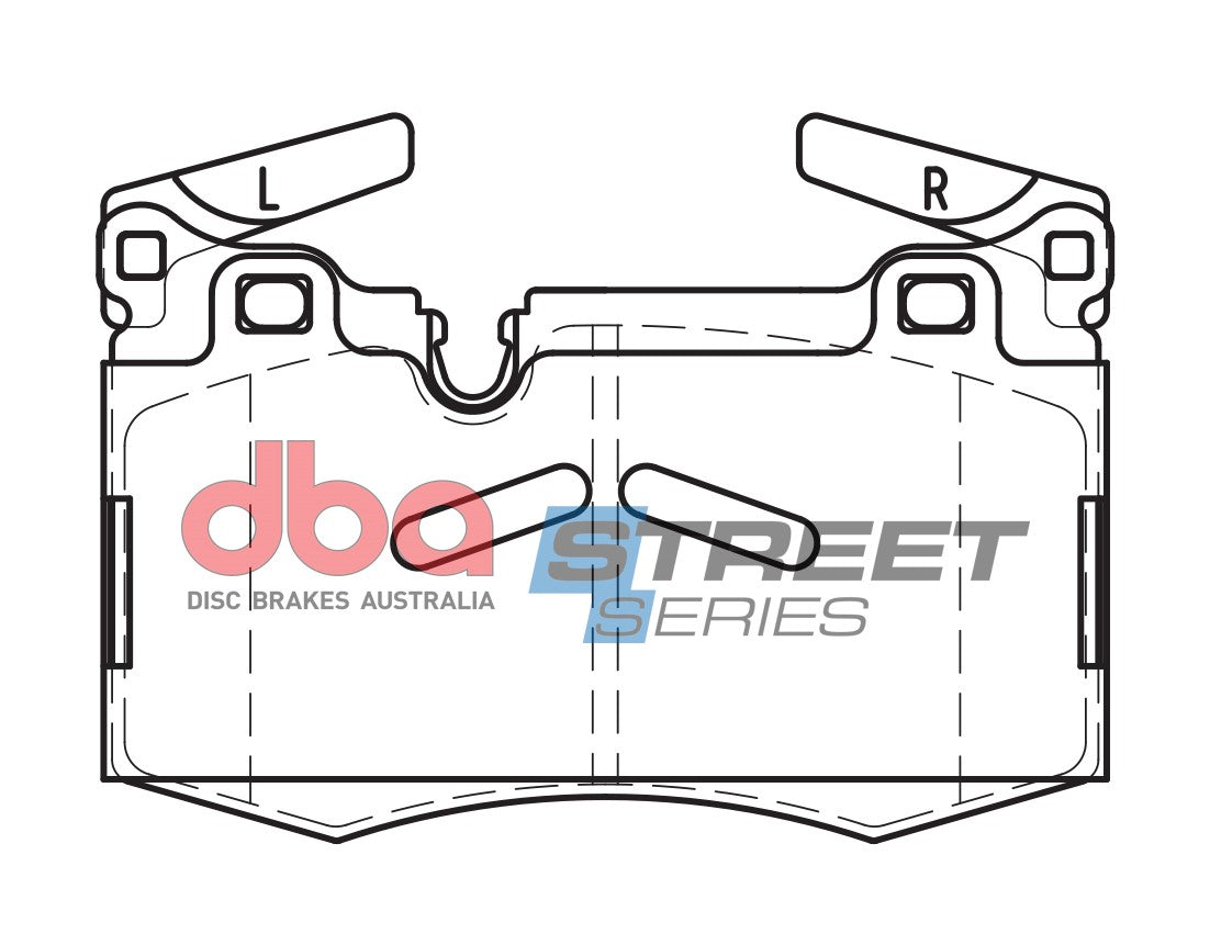 DBA Brake Pads Street Series Ceramic | Front Axle — BP OPREMA I SERVIS d.o.o.