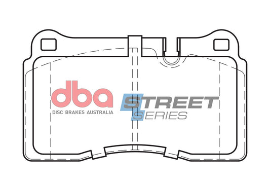 DBA Brake Pads Street Series Semi-metallic | Front Axle — BP OPREMA I SERVIS d.o.o.