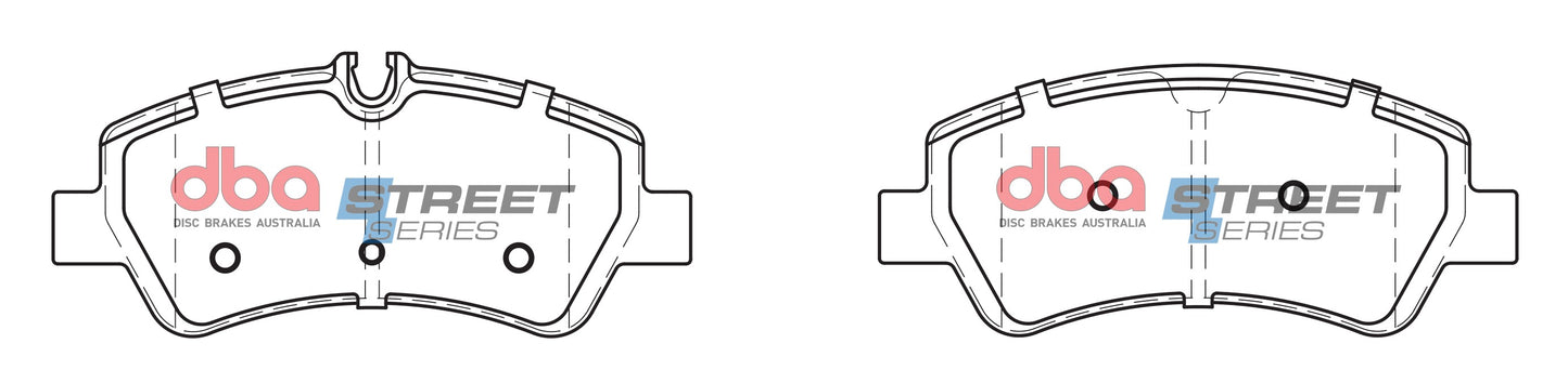DBA Brake Pads Street Series Semi-metallic | Rear Axle — BP OPREMA I SERVIS d.o.o.
