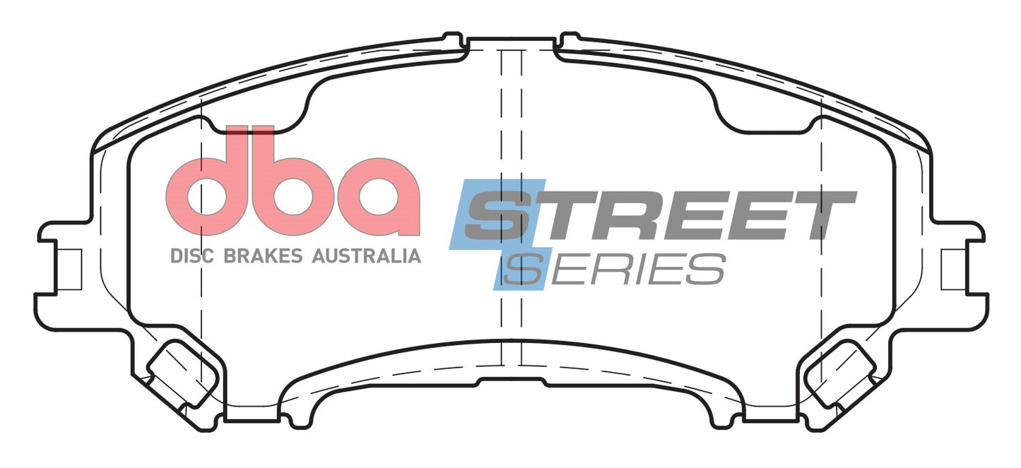 DBA Brake Pads Street Series Ceramic | Front Axle — BP OPREMA I SERVIS d.o.o.