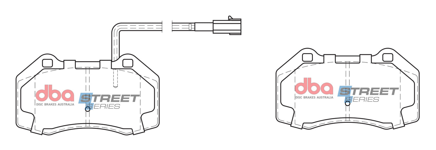 DBA Brake Pads Street Series Ceramic | Front Axle — BP OPREMA I SERVIS d.o.o.