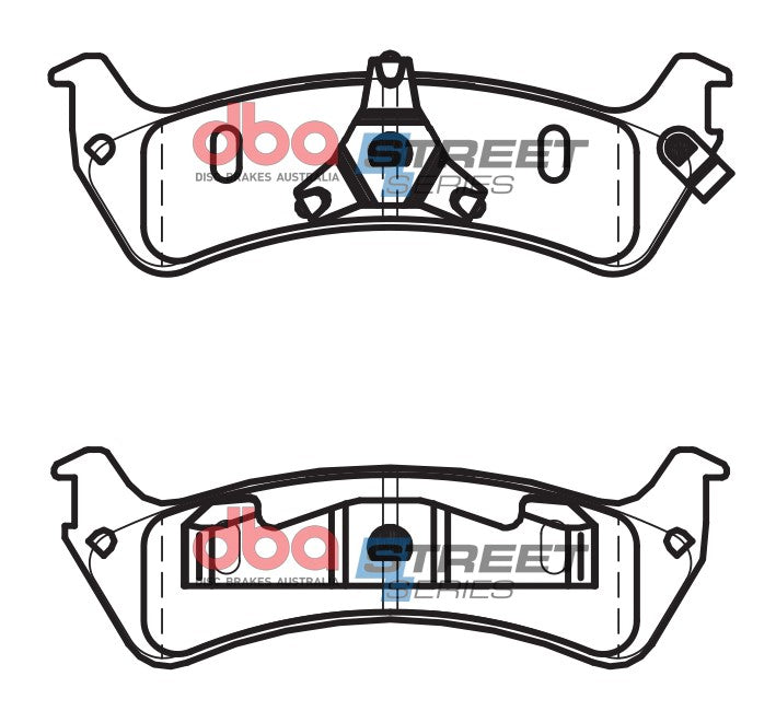 DBA Brake Pads Street Series Semi-metallic | Rear Axle — BP OPREMA I SERVIS d.o.o.