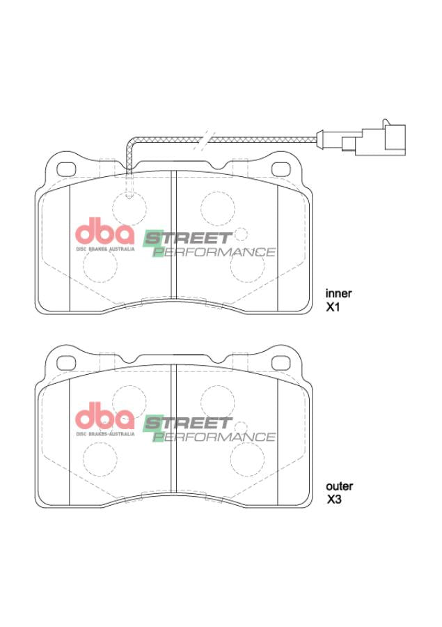 DBA Brake Pads Street Performance | Front Axle — BP OPREMA I SERVIS d.o.o.