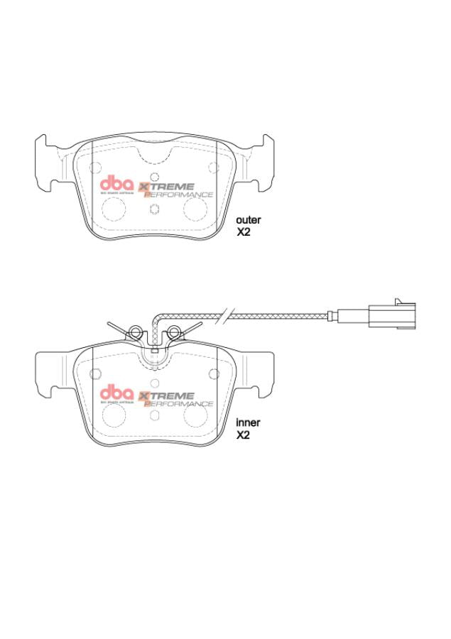 DBA Brake Pads Xtreme Performance | Rear Axle — BP OPREMA I SERVIS d.o.o.