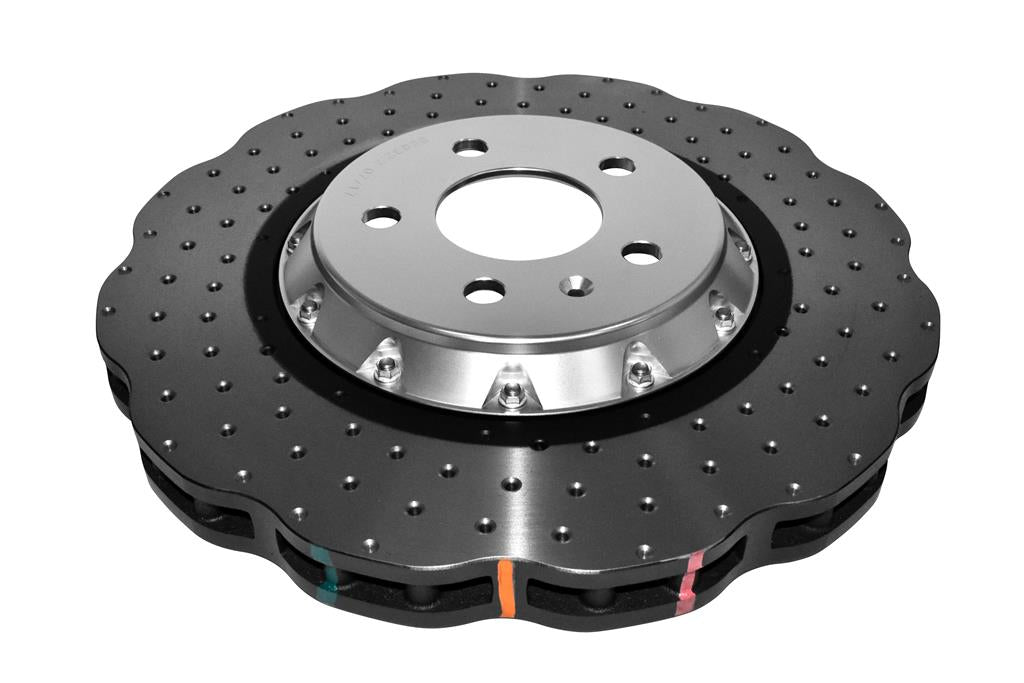 DBA 5000 series - Crossed Drilled & Dimpled Silver Hat