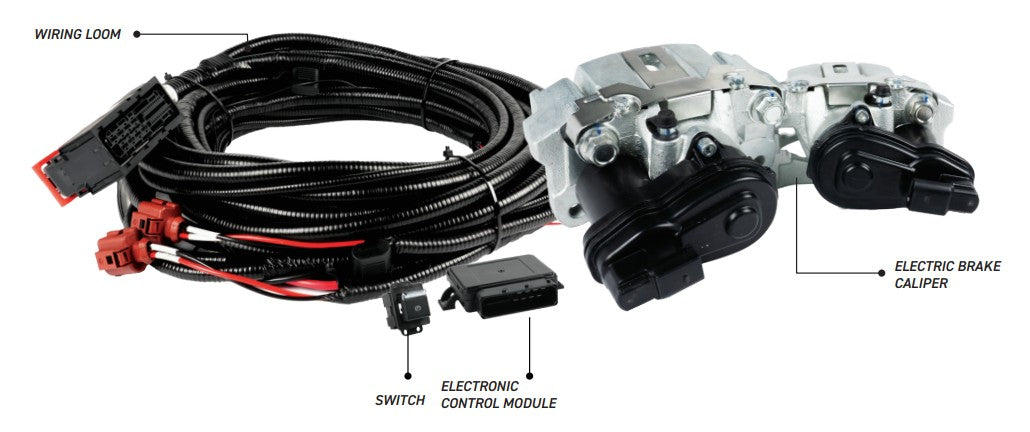 DBA Electric Secondary Park Brake Minimg Spec - Landcruiser 76, 78 & 79 SERIES (2019-ON) — BP OPREMA I SERVIS d.o.o.